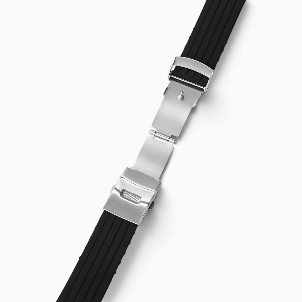 Bracelet montre silicone boucle déployante