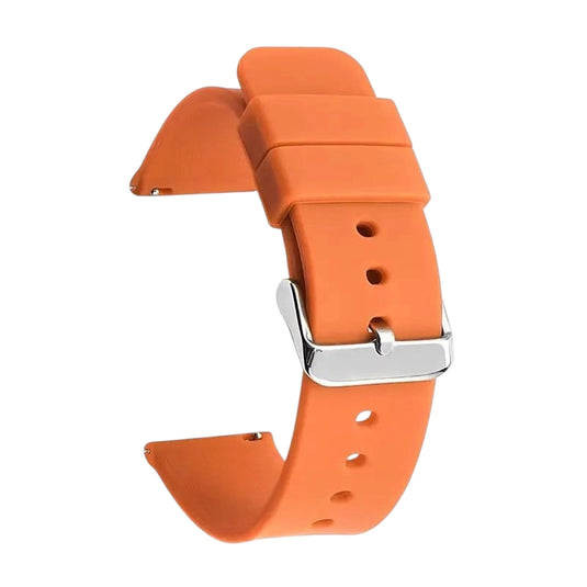 bracelet montre silicone orange
