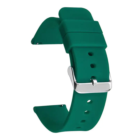 bracelet montre silicone vert