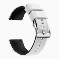 bracelet montre sport silicone blanc