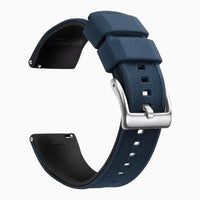 bracelet montre sport silicone bleu marine
