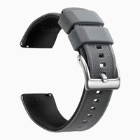 bracelet montre sport silicone gris