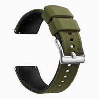 bracelet montre sport silicone kaki