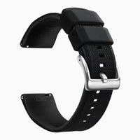 bracelet montre sport silicone noir