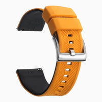 bracelet montre sport silicone orange