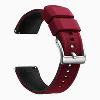 bracelet montre sport silicone rouge