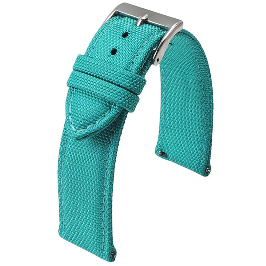 bracelet montre toile de voile bleu ciel