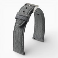 Bracelet montre toile de voile gris
