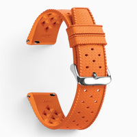bracelet montre tropic caoutchouc fkm orange