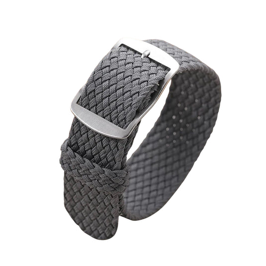bracelet montre nylon gris