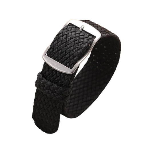 bracelet montre nylon noir