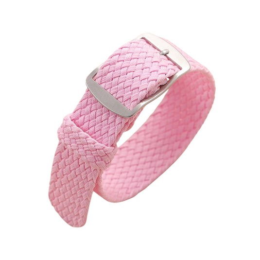 bracelet montre nylon rose