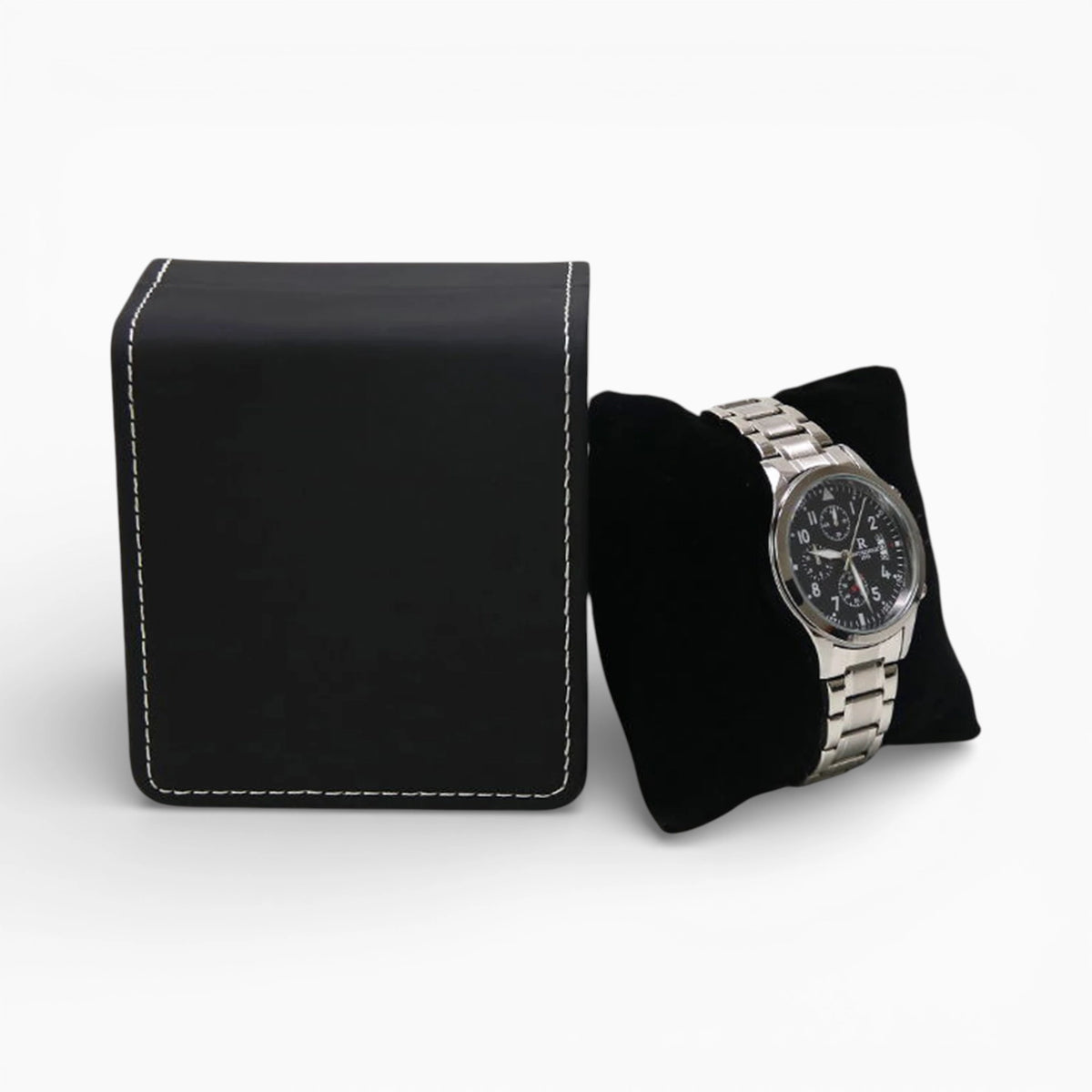 Écrin Montre en Cuir Noir