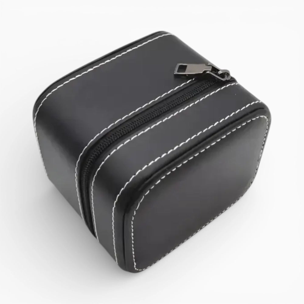 Écrin Montre Cuir avec Fermeture Éclair
