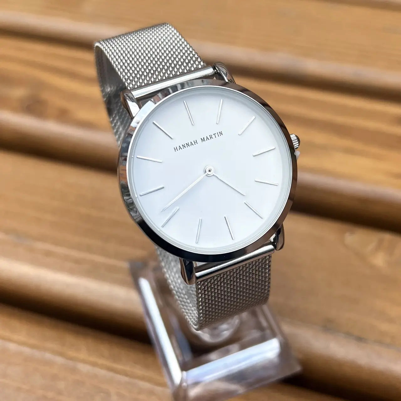 montre femme maille milanaise Argent 3