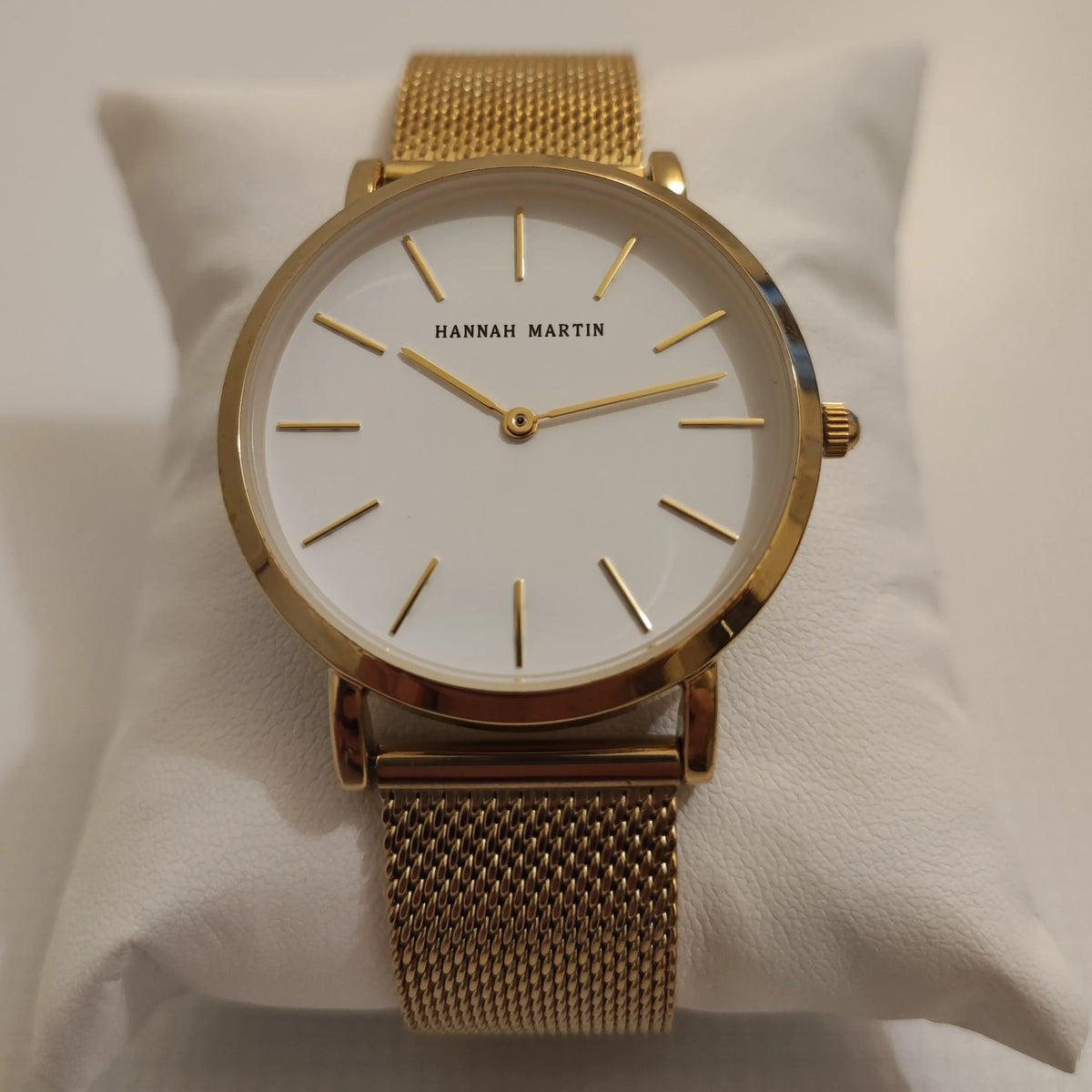 montre femme maille milanaise Or