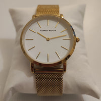 montre femme maille milanaise Or