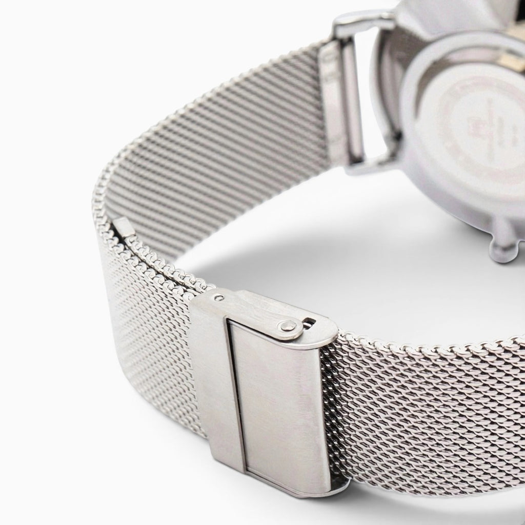 Montre homme bracelet maille milanaise 4