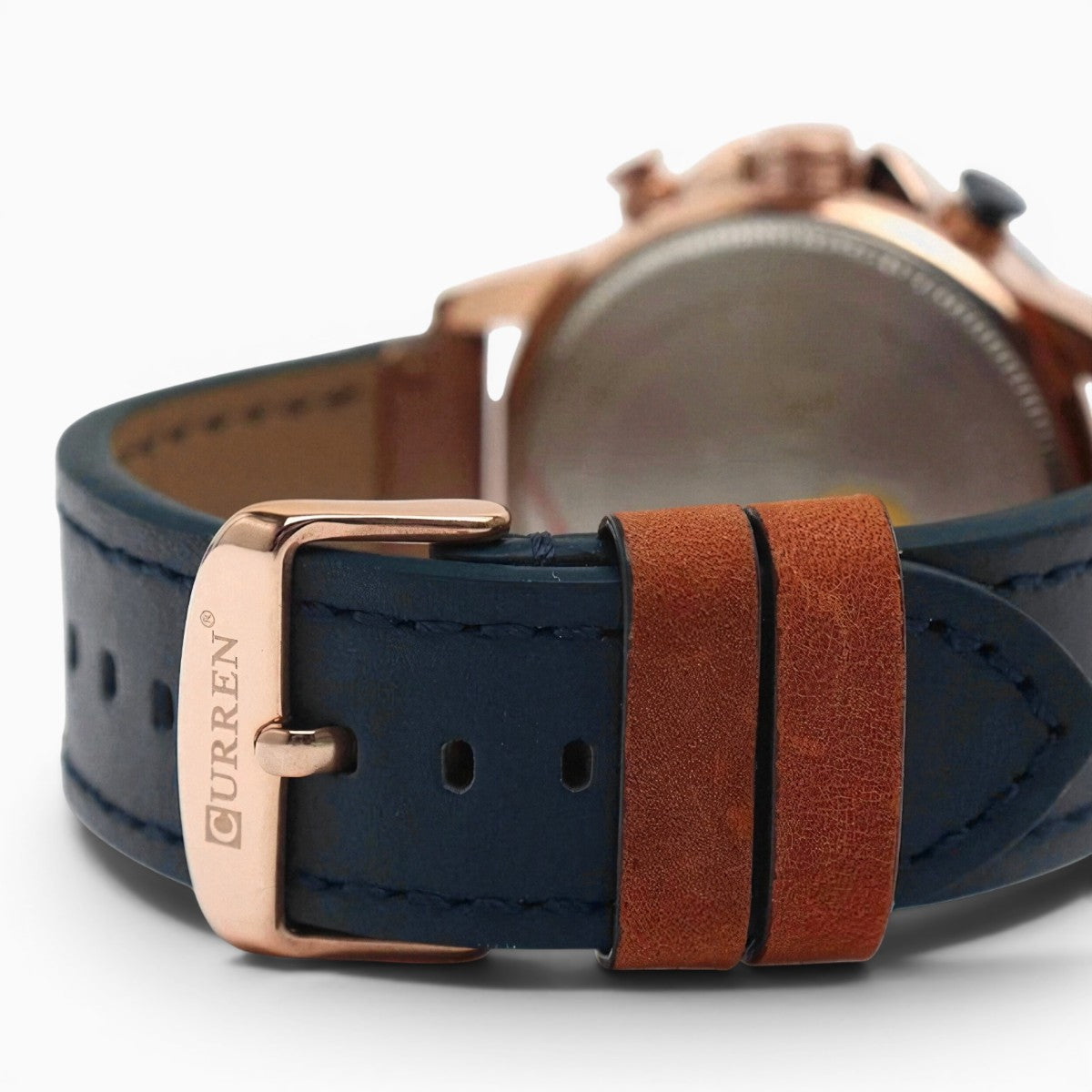 Montre Chronographe Homme Bracelet Cuir