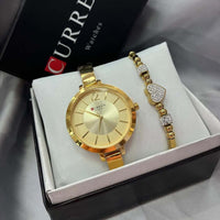 photo Montre Femme Bracelet Fin couleur or