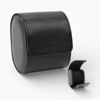Étui Voyage Montre en Cuir Noir